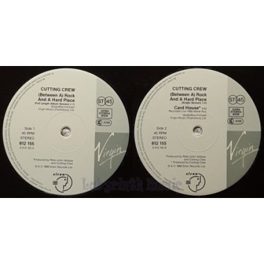 Cutting Crew - (Between A) Rock And A Hard Place • 12" Vinyl Maxi • MINT - Labyrinth Music