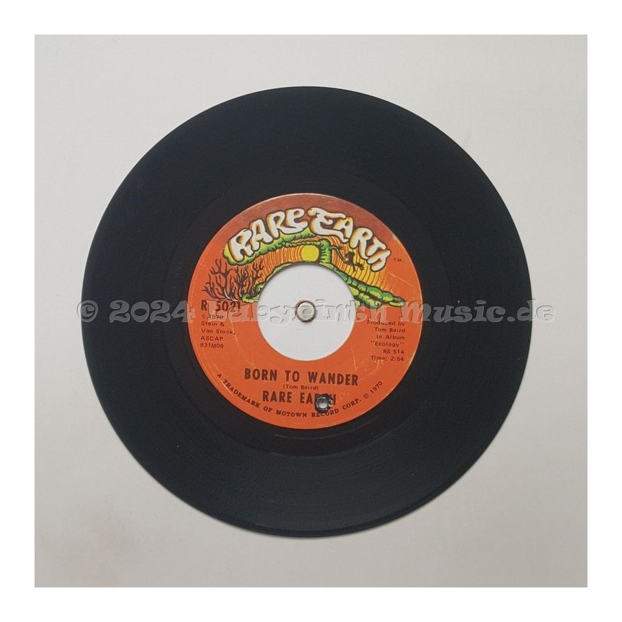 Rare Earth - Born To Wander • 7" Vinyl - Labyrinth Music