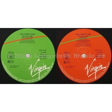 Culture Club - The War Song • 12" Vinyl Maxi • EX - Labyrinth Music