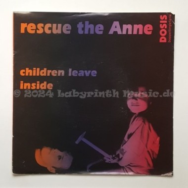 Drowning Butterflies • Rescue The Anne - No Analysis Required • Children Leave • 7" Vinyl - Labyrinth Music