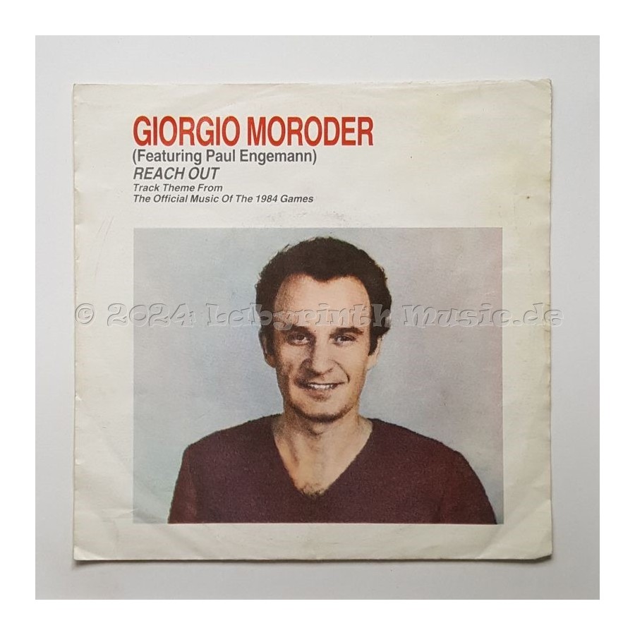 Giorgio Moroder Feat. Paul Engemann - Reach Out • 7" Vinyl - Labyrinth Music