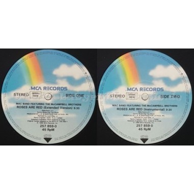 Mac Band Feat. The McCampbell Brothers - Roses Are Red • 12" Vinyl Maxi • EX - Labyrinth Music