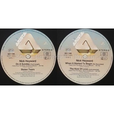 Nick Heyward - On A Sunday • 12" Vinyl Maxi • EX - Labyrinth Music