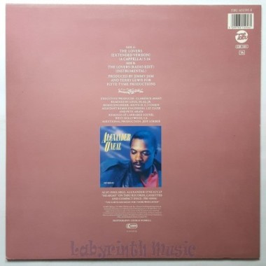 Alexander O'Neal - The Lovers • 12" Vinyl Maxi • NM - Labyrinth Music