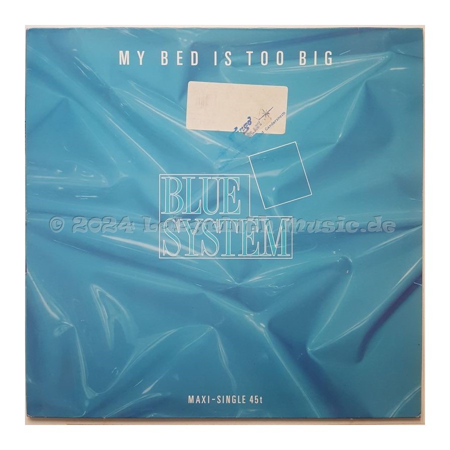Blue System - My Bed Is Too Big • 12" Vinyl Maxi • EX - Labyrinth Music
