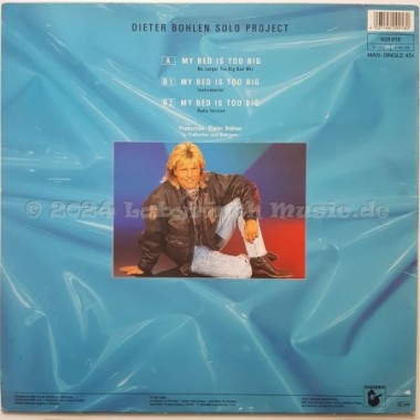 Blue System - My Bed Is Too Big • 12" Vinyl Maxi • EX - Labyrinth Music