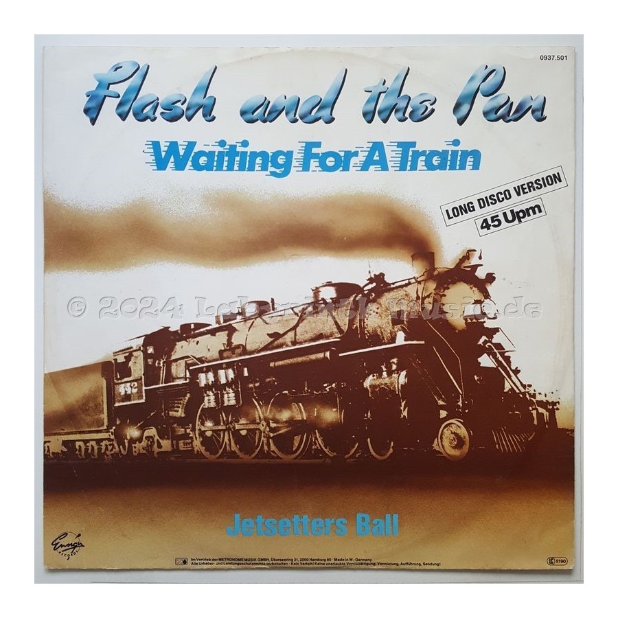 Flash And The Pan - Waiting For A Train • Long Disco Version • 12" Vinyl Maxi - Labyrinth Music