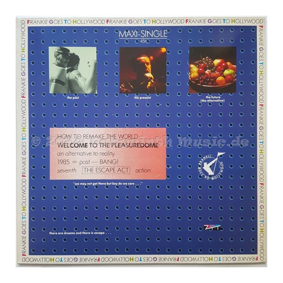 Frankie Goes To Hollywood - Welcome To The Pleasuredome • 12" Vinyl Maxi - Labyrinth Music
