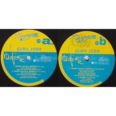 Guru Josh - Whose Law • 12" Vinyl Maxi - Labyrinth Music