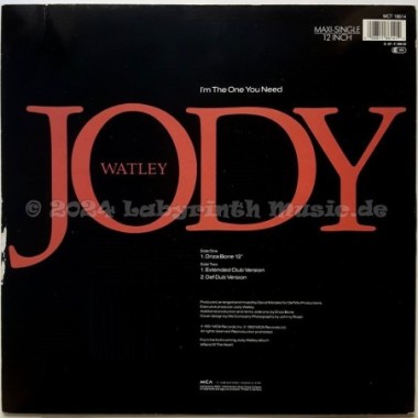 Jody Watley - I'm The One You Need • 12" Vinyl Maxi • EX - Labyrinth Music