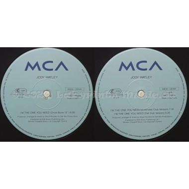 Jody Watley - I'm The One You Need • 12" Vinyl Maxi • EX - Labyrinth Music