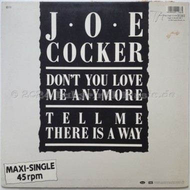 Joe Cocker - Don't You Love Me Anymore • 12" Vinyl Maxi • EX - Labyrinth Music