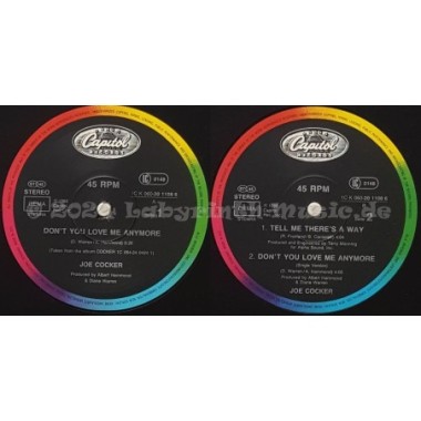 Joe Cocker - Don't You Love Me Anymore • 12" Vinyl Maxi • EX - Labyrinth Music