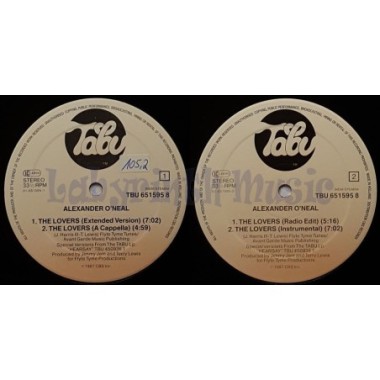 Alexander O'Neal - The Lovers • 12" Vinyl Maxi • NM - Labyrinth Music