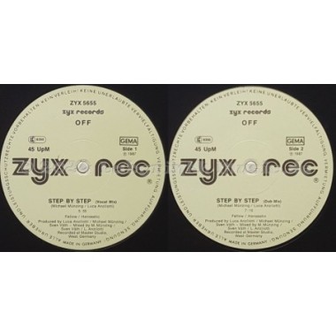 Off - Step By Step • 12" Vinyl Maxi - Labyrinth Music