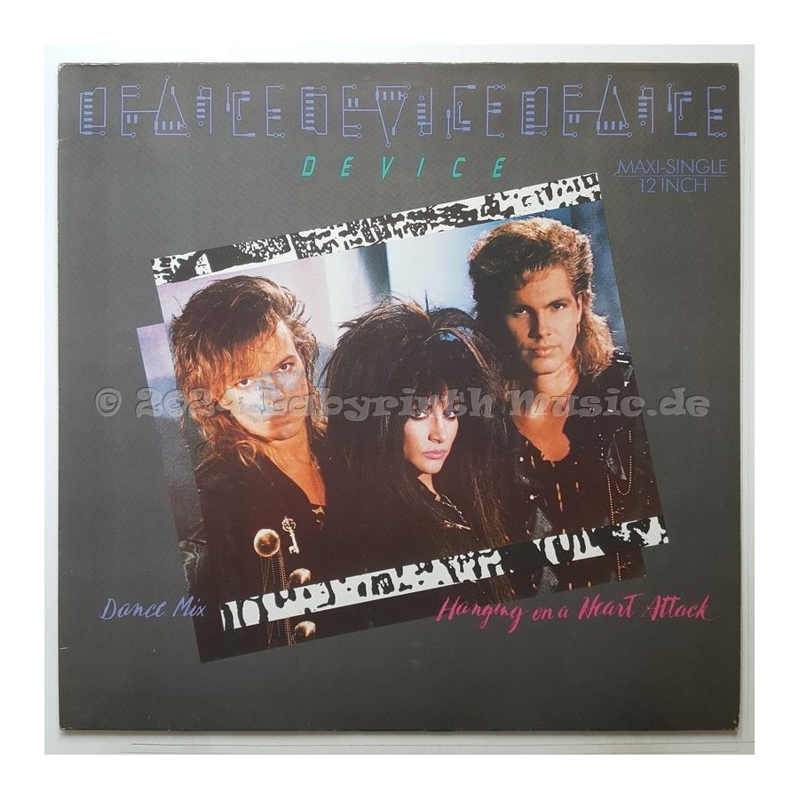 Device - Hanging On A Heart Attack • 12" Vinyl Maxi • EX - Labyrinth Music