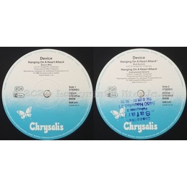 Device - Hanging On A Heart Attack • 12" Vinyl Maxi • EX - Labyrinth Music