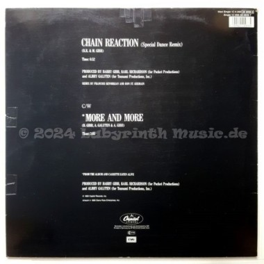 Diana Ross - Chain Reaction • 12" Vinyl Maxi - Labyrinth Music