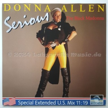 Donna Allen - Serious • 12" Vinyl Maxi • NM - Labyrinth Music
