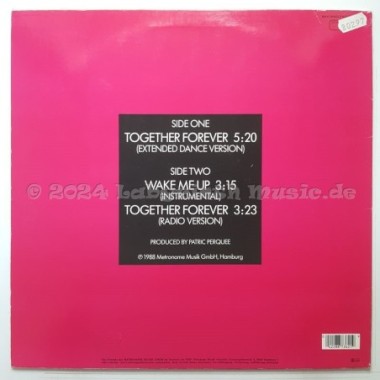 Jennifer Bell - Together Forever • 12" Vinyl Maxi - Labyrinth Music