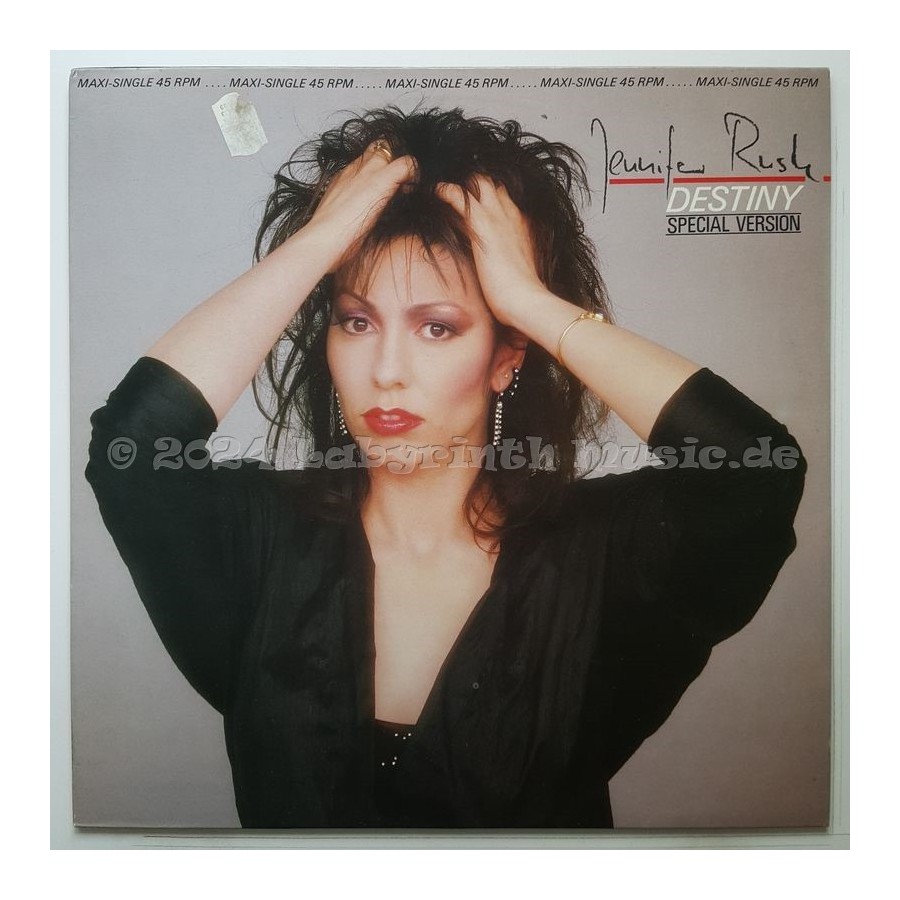 Jennifer Rush - Destiny • 12" Vinyl Maxi • EX - Labyrinth Music