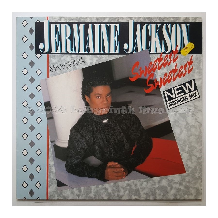 Jermaine Jackson - Sweetest Sweetest • New American Mix • 12" Vinyl Maxi - Labyrinth Music