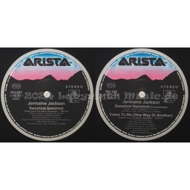 Jermaine Jackson - Sweetest Sweetest • New American Mix • 12" Vinyl Maxi - Labyrinth Music