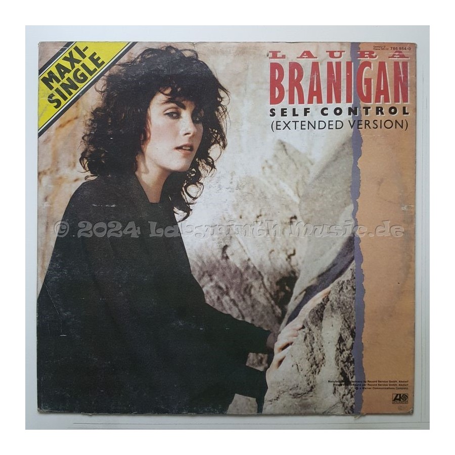 Laura Branigan - Self Control • 12" Vinyl Maxi - Labyrinth Music