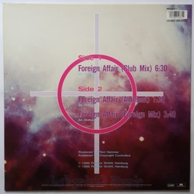 D. Twins Feat. Novecento - Foreign Affair • 12" Vinyl Maxi • MINT - Labyrinth Music