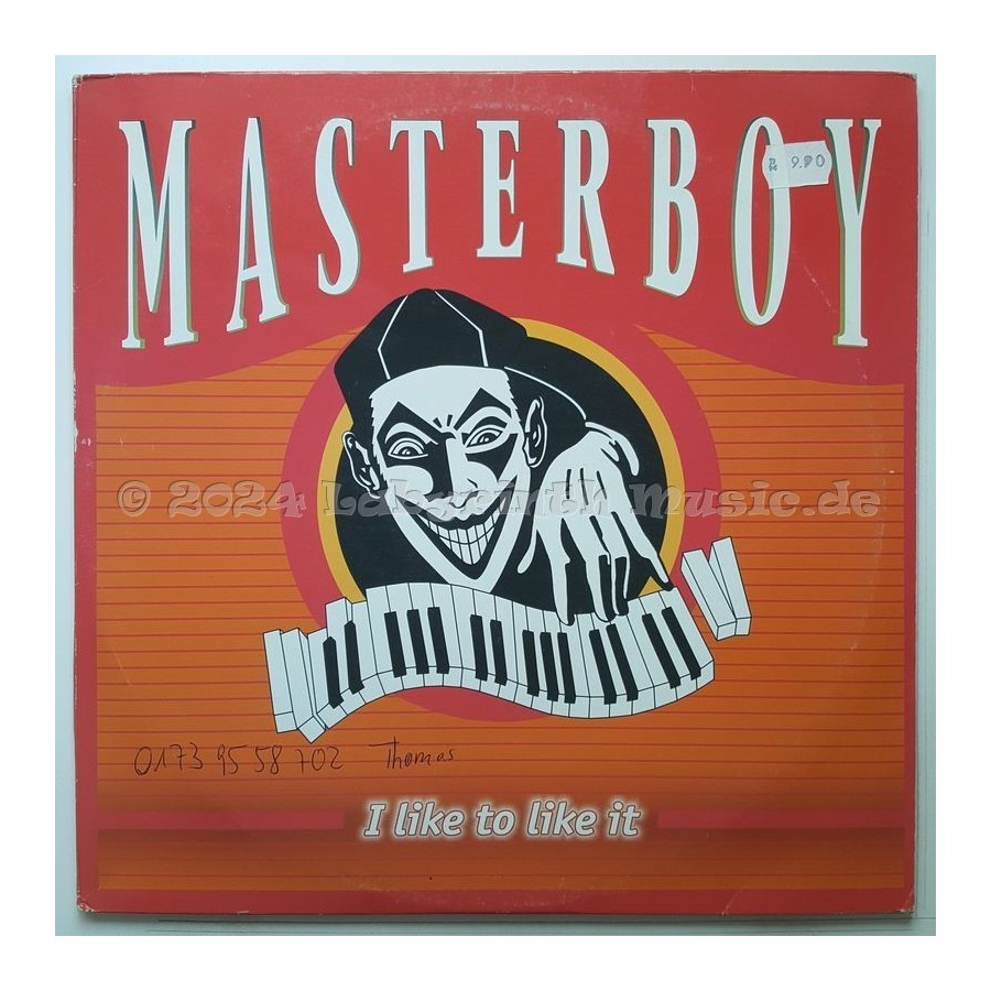 Masterboy - I Like To Like It • 12" Vinyl Maxi - Labyrinth Music