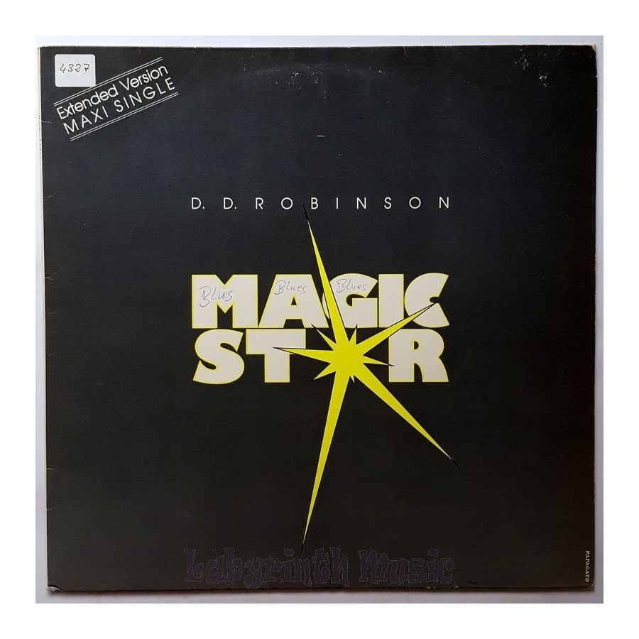 D.D. Robinson - Magic Star • 12" Vinyl Maxi • EX - Labyrinth Music