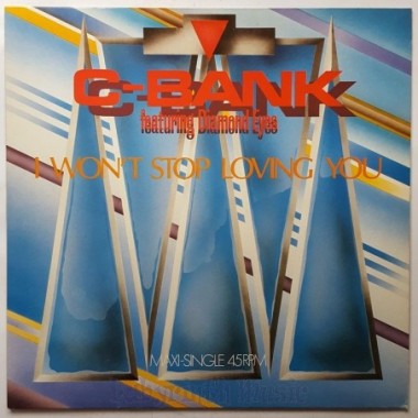 C-Bank Feat. Diamond Eyes - I Won't Stop Loving You • 12" Vinyl Maxi • MINT - Labyrinth Music