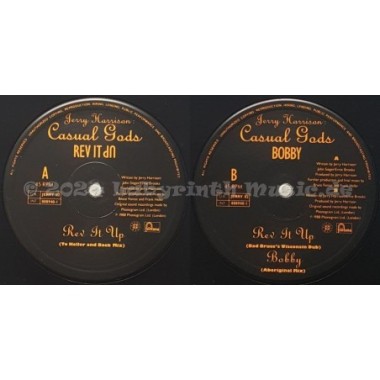 Jerry Harrison: Casual Gods - Rev It Up • 12" Vinyl Maxi • EX - Labyrinth Music
