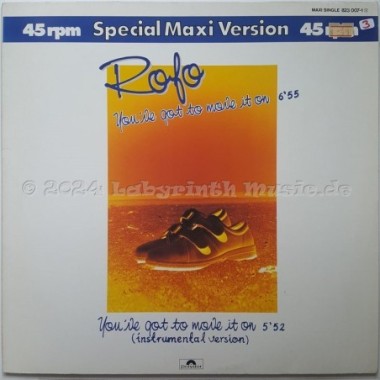 Rofo - You've Got To Move It On • 12" Vinyl Maxi • EX - Labyrinth Music