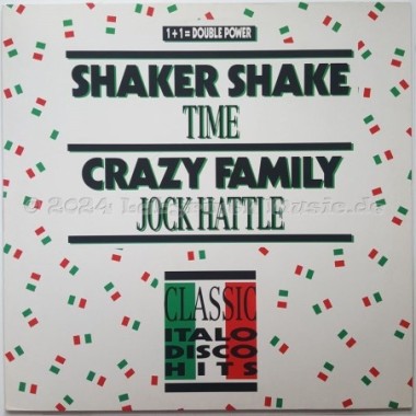 Time • Jock Hattle - Shaker Shake • Crazy Family • 12" Vinyl Maxi • NM - Labyrinth Music