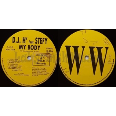 D.J. H' Feat. Stefy - My Body • 12" Vinyl Maxi - Labyrinth Music