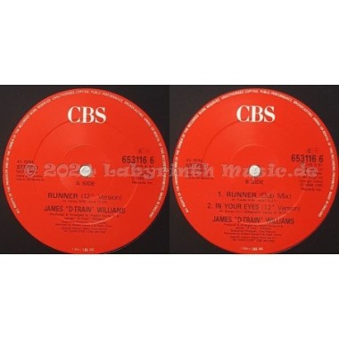 James D-Train Williams - Runner • 12" Vinyl Maxi - Labyrinth Music