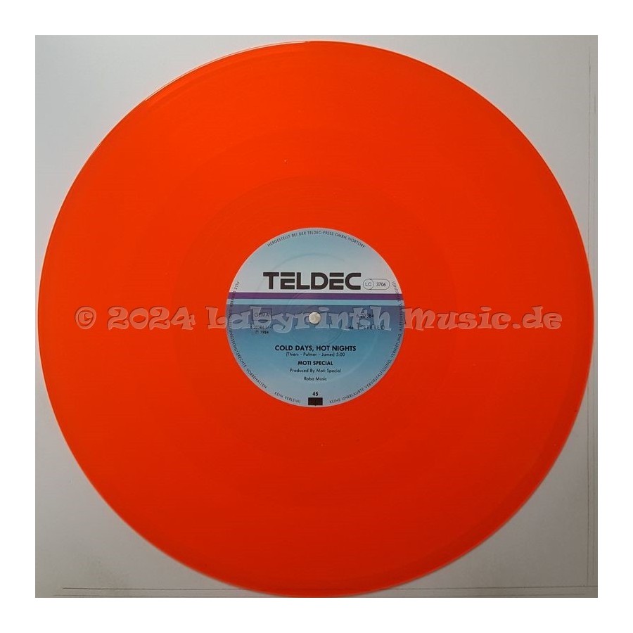 Moti Special - Cold Days, Hot Nights • 12" Vinyl Maxi - Labyrinth Music