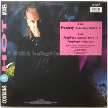 Harold Faltermeyer - Prophecy • 12" Vinyl Maxi • EX - Labyrinth Music