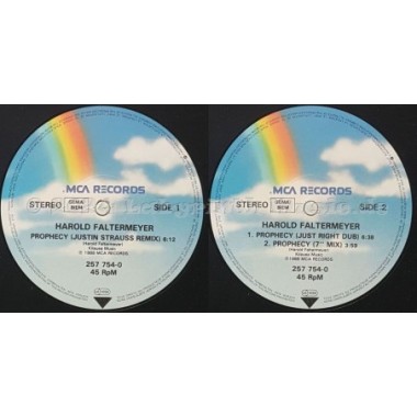 Harold Faltermeyer - Prophecy • 12" Vinyl Maxi • EX - Labyrinth Music