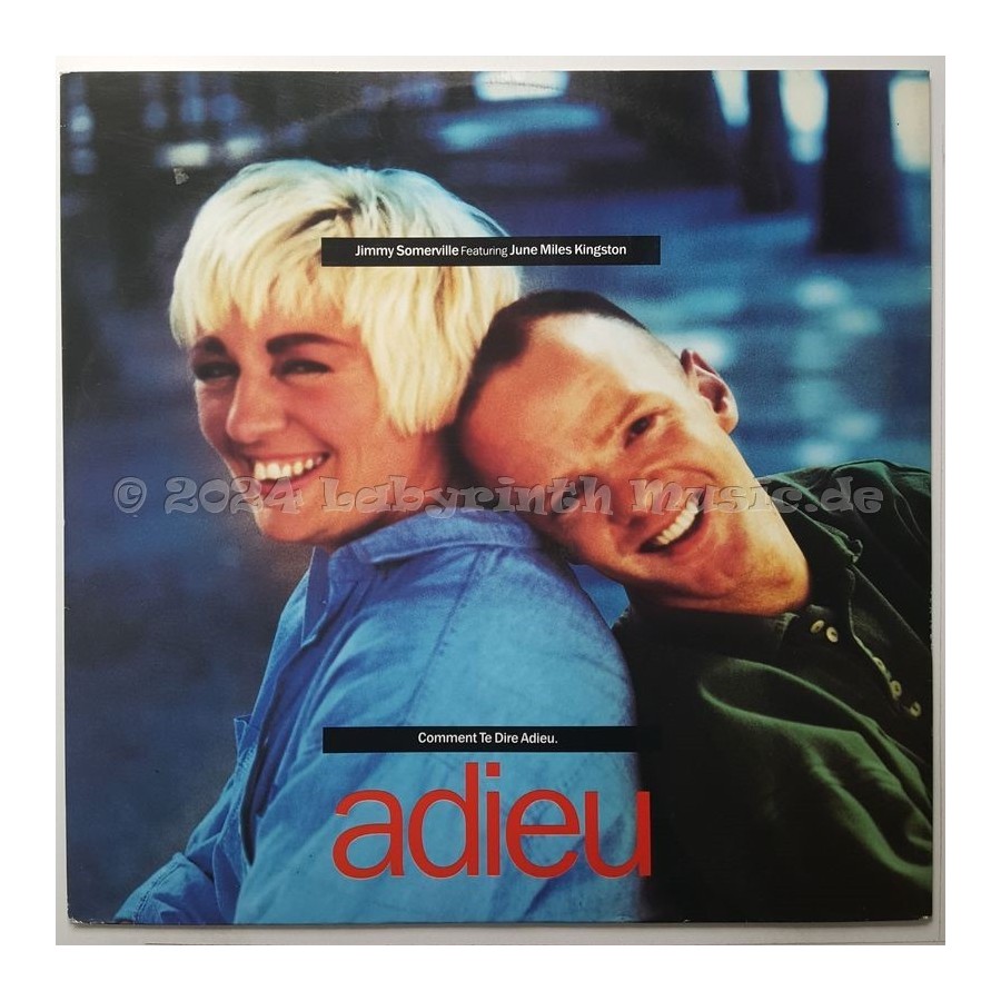 Jimmy Somerville Feat. June Miles-Kingston - Comment Te Dire Adieu • 12" Vinyl Maxi • EX - Labyrinth Music
