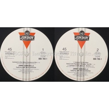 Jimmy Somerville Feat. June Miles-Kingston - Comment Te Dire Adieu • 12" Vinyl Maxi • EX - Labyrinth Music