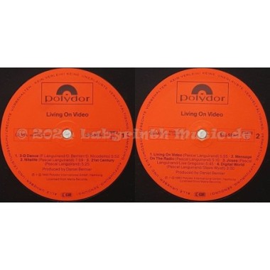 Trans-X - Living On Video • 12" Vinyl LP • EX - Labyrinth Music