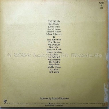 The Band - The Last Waltz • 12" Vinyl LP - Labyrinth Music