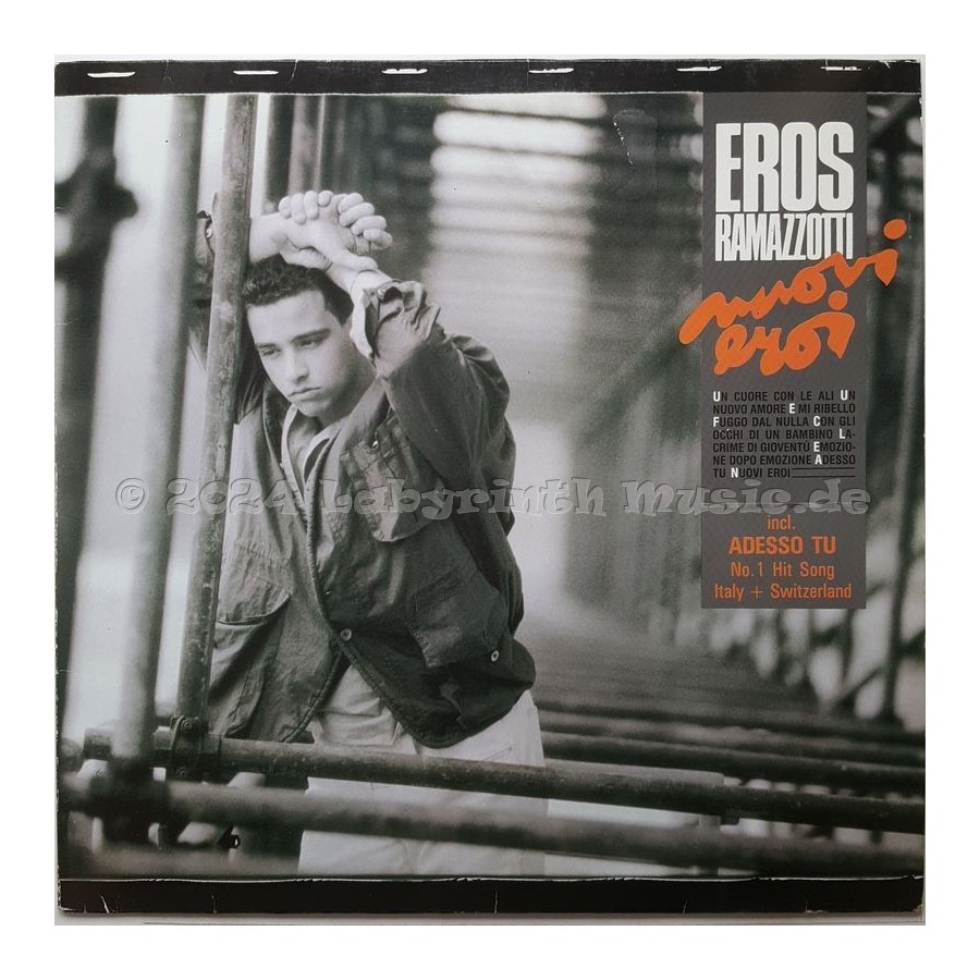 Eros Ramazzotti - Nuovi Eroi • 12" Vinyl LP • EX - Labyrinth Music