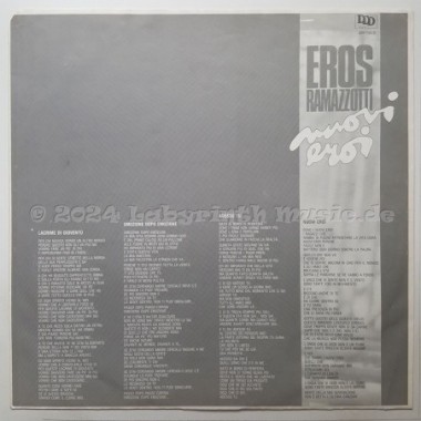 Eros Ramazzotti - Nuovi Eroi • 12" Vinyl LP • EX - Labyrinth Music