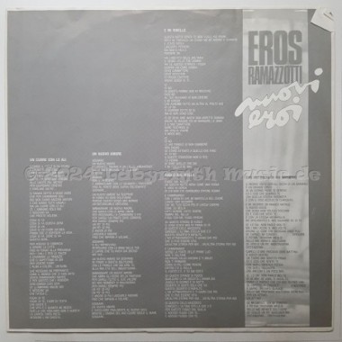 Eros Ramazzotti - Nuovi Eroi • 12" Vinyl LP • EX - Labyrinth Music