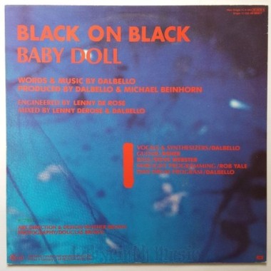 Dalbello - Black On Black • 12" Vinyl Maxi • NM - Labyrinth Music