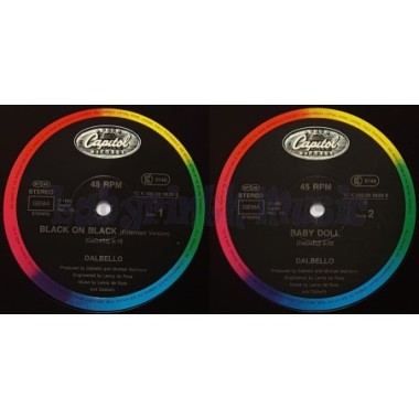 Dalbello - Black On Black • 12" Vinyl Maxi • NM - Labyrinth Music