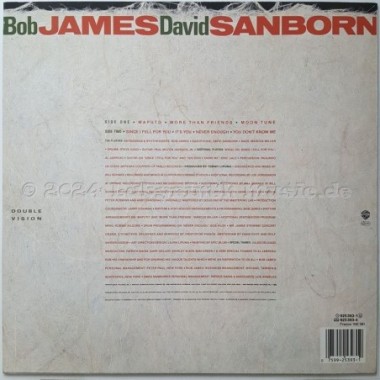Bob James • David Sanborn - Double Vision • 12" Vinyl LP • NM - Labyrinth Music